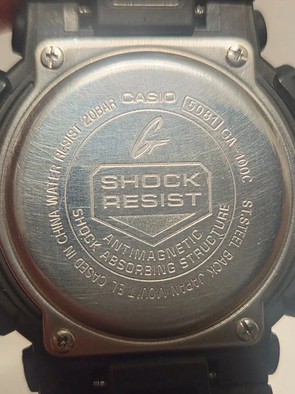 Casio G Shock Matte Black and Green